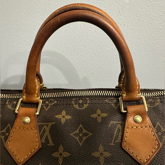 Louis Vuitton Speedy 35 Monogram Canvas Leather - Picture 8 of 16